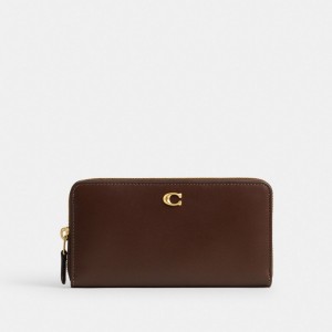 Coach Accordion Zip Wallet Bruin | COH865502