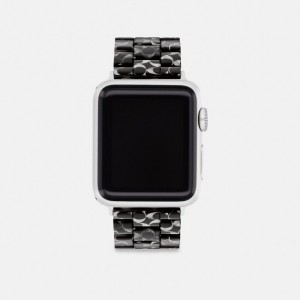 Coach Apple Watch® Strap, 38 Mm, 40 Mm And 41 Mm Zwart | COH866250