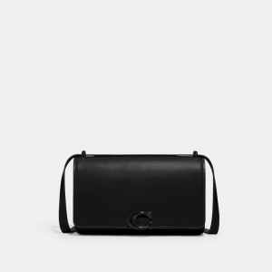 Coach Bandit Shoulder Bag Zwart Zwart | COH865199
