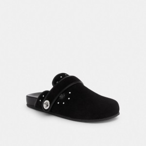 Coach Blake Clog With Rivets Zwart | COH865808