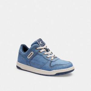 Coach C201 Low Top Sneaker Indigo Blauw | COH865843