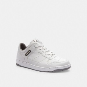 Coach C201 Sneaker Wit Grijs | COH866810