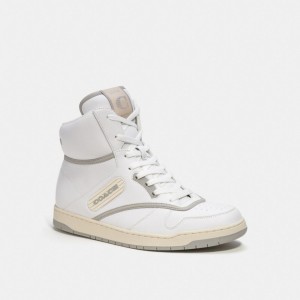Coach C202 High Top Sneaker Wit | COH866791