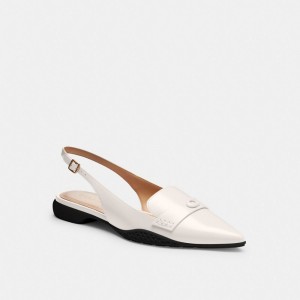 Coach Carrie Skimmer Wit | COH865776