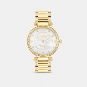 Coach Cary Watch, 34 Mm Goud | COH866277