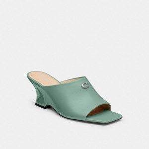 Coach Celeste Wedge Turquoise | COH865852