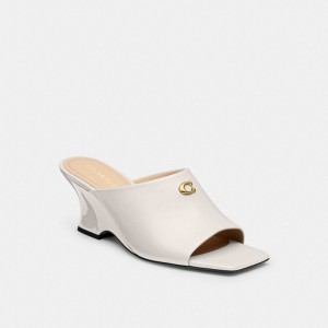 Coach Celeste Wedge Wit | COH865751
