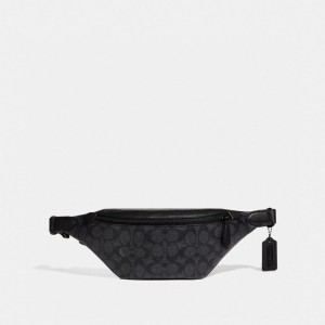 Coach Charter Belt Bag 7 In Signature Canvas Grijs | COH866572