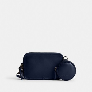 Coach Charter Crossbody With Hybrid Pouch Diepblauw | COH866597