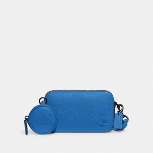 Coach Charter Slim Crossbody Blauw | COH866540