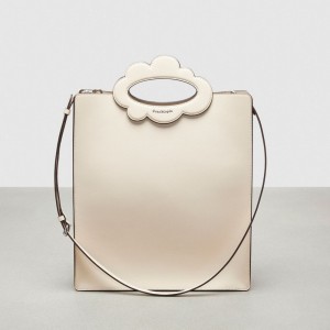 Coach Cloud Handle Tote Beige | COH865089