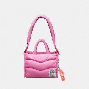 Coach Coachtopia Loop Mini Puffy Tote Roze | COH866657
