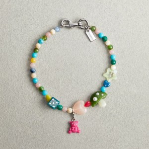 Coach Colorful Charm Necklace Gekleurd | COH866138