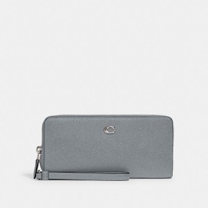 Coach Continental Wallet Zilver Grijs Blauw | COH865516