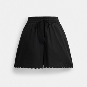 Coach Cotton Set Shorts In Organic Cotton Zwart | COH866045