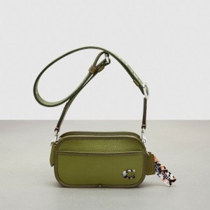 Coach Crossbody Convertible Belt Bag In Coachtopia Leather Olijfgroen Groen | COH866673