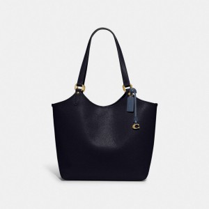 Coach Day Tote Bag Donkerblauw | COH865012