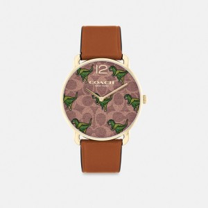 Coach Elliot Watch, 36 Mm Bruin | COH866299