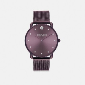 Coach Elliot Watch, 36 Mm Paars | COH866297