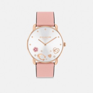 Coach Elliot Watch, 36 Mm Roze | COH866259