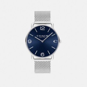 Coach Elliot Watch, 41 Mm Grijs Blauw | COH866977