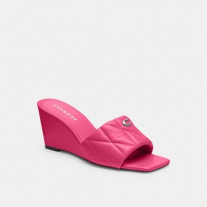Coach Emma Wedge With Quilting Roze | COH865850