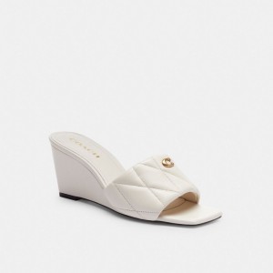 Coach Emma Wedge With Quilting Wit | COH865729