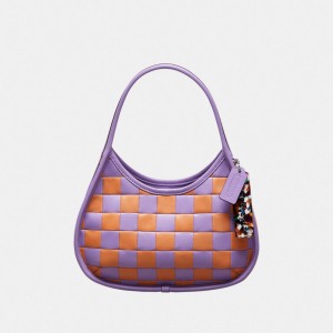 Coach Ergo Bag In Checkerboard Patchwork Upcrafted Leather Oranje | COH864958