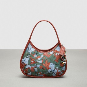 Coach Ergo Bag In Patchwork Upcrushed Upcrafted Leather Groen Indigo Gekleurd | COH864824