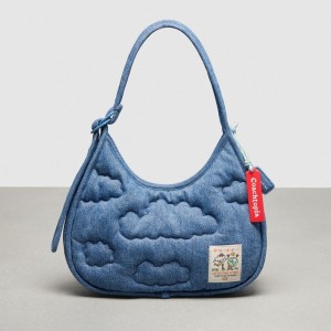 Coach Ergo Bag With Cloud Quilting Blauw | COH864871