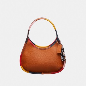 Coach Ergo Bag With Colorful Binding In Upcrafted Leather Bruin | COH864945