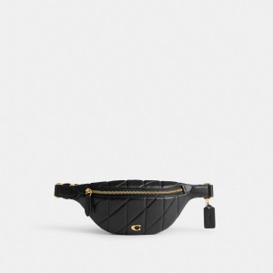 Coach Essential Belt Bag With Pillow Quilting Zwart | COH865398