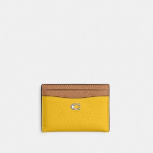 Coach Essential Card Case In Colorblock Zilver Gekleurd | COH865717