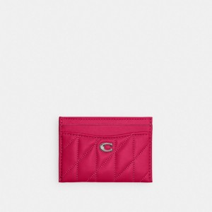 Coach Essential Card Case With Pillow Quilting Zilver | COH865529