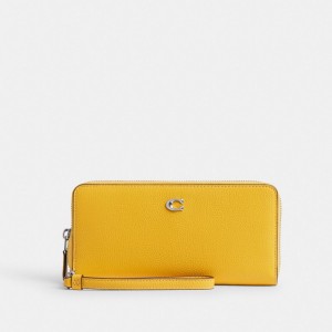 Coach Essential Continental Wallet Zilver | COH865498