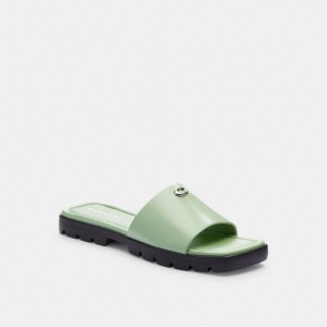 Coach Florence Sandal Groen | COH865854