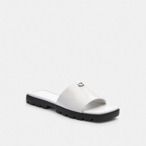 Coach Florence Sandal Wit | COH865869