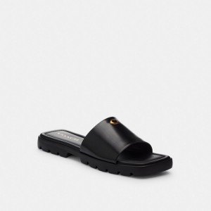 Coach Florence Sandal Zwart | COH865846