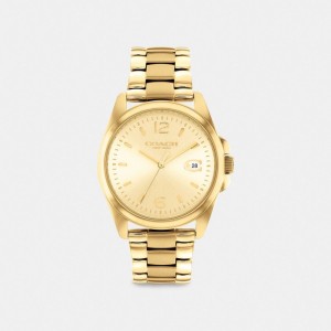 Coach Greyson Watch, 36 Mm Goud | COH866254
