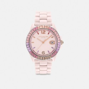 Coach Greyson Watch, 36 Mm Roze | COH866262