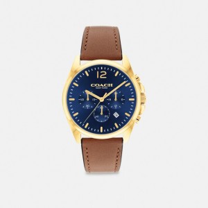 Coach Greyson Watch, 43 Mm Bruin | COH866255