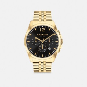 Coach Greyson Watch, 43 Mm Goud | COH866981