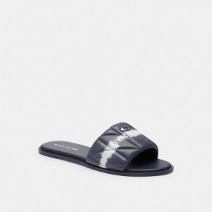 Coach Holly Sandal With Tie Dye Donkerblauw | COH865881