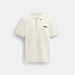 Coach Horse And Carriage Classic Polo Wit | COH866903