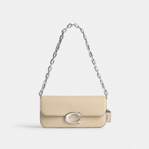 Coach Idol Bag 23 Zilver Wit | COH864809