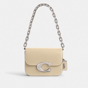Coach Idol Bag Zilver Wit | COH864812