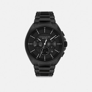 Coach Jackson Watch, 45 Mm Zwart | COH866987