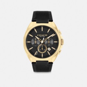 Coach Jackson Watch, 45 Mm Zwart | COH866989
