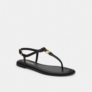 Coach Jessica Sandal Zwart | COH865877