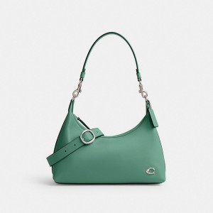 Coach Juliet Shoulder Bag Zilver Turquoise | COH864764